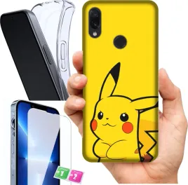 etui-na-xiaomi-redmi-note-7-wzory-pikachu-szklo