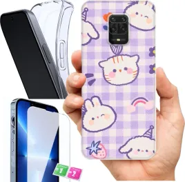 etui-na-xiaomi-redmi-note-9s-wzory-slodkie-misie-kawaii-szklo