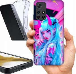 etui-na-xiaomi-11t-pro-wzory-neon-girl-anime
