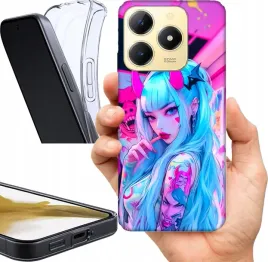 etui-na-realme-c61-wzory-neon-girl-anime