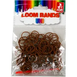 gumki-do-bransoletek-200-szt-16-g-brazowe-z-szydelkiem-i-klipsami