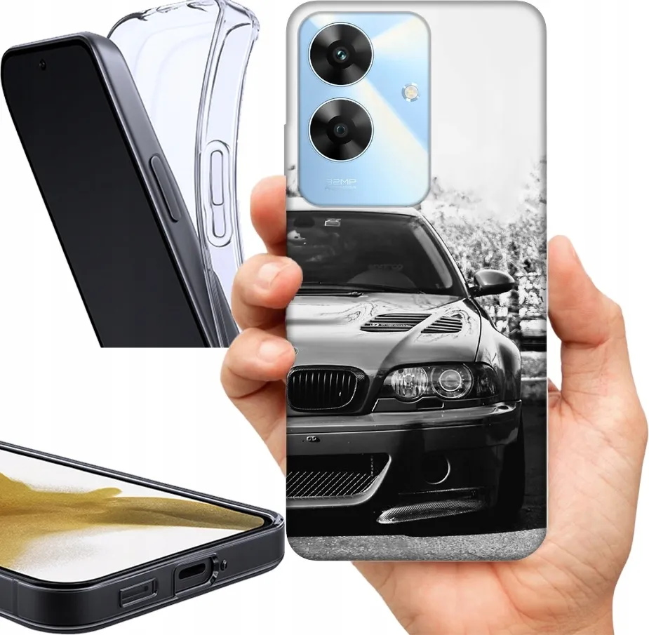 etui-na-realme-note-60-wzory-auta