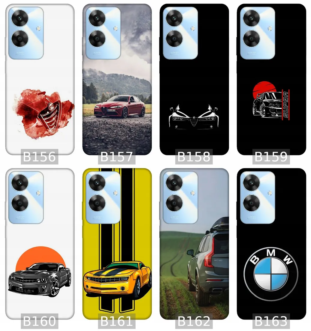 etui-na-realme-note-60-wzory-auta