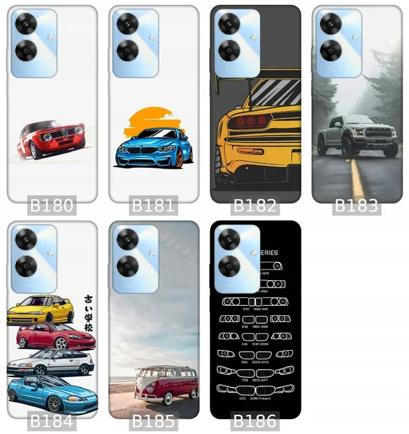 etui-na-realme-note-60-wzory-auta-stan-nowy-przeznaczenie-realme