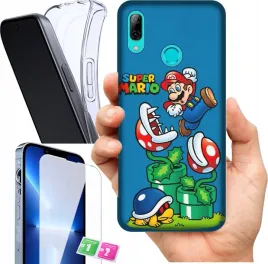 etui-na-huawei-p-smart-2019-wzory-mario-szklo