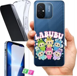 etui-na-xiaomi-redmi-12c-wzory-labubu-szklo