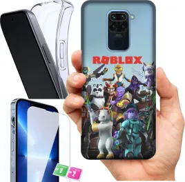 etui-na-xiaomi-redmi-note-9-wzory-roblox-szklo