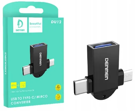 adapter-otg-usb-denmen-do-micro-typ-c-usb-3-0
