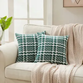 poszewki-na-poduszki-45x45cm-ciemnozielona-kratka-2-sztuki-youdenova