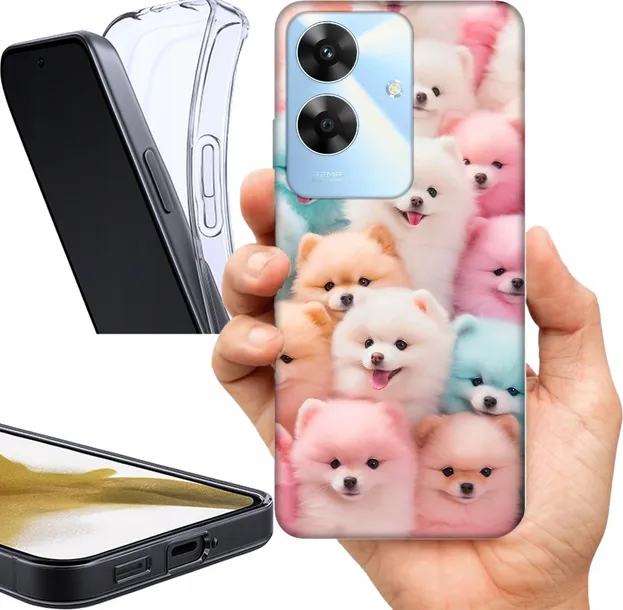etui-na-realme-note-60-wzory-psy