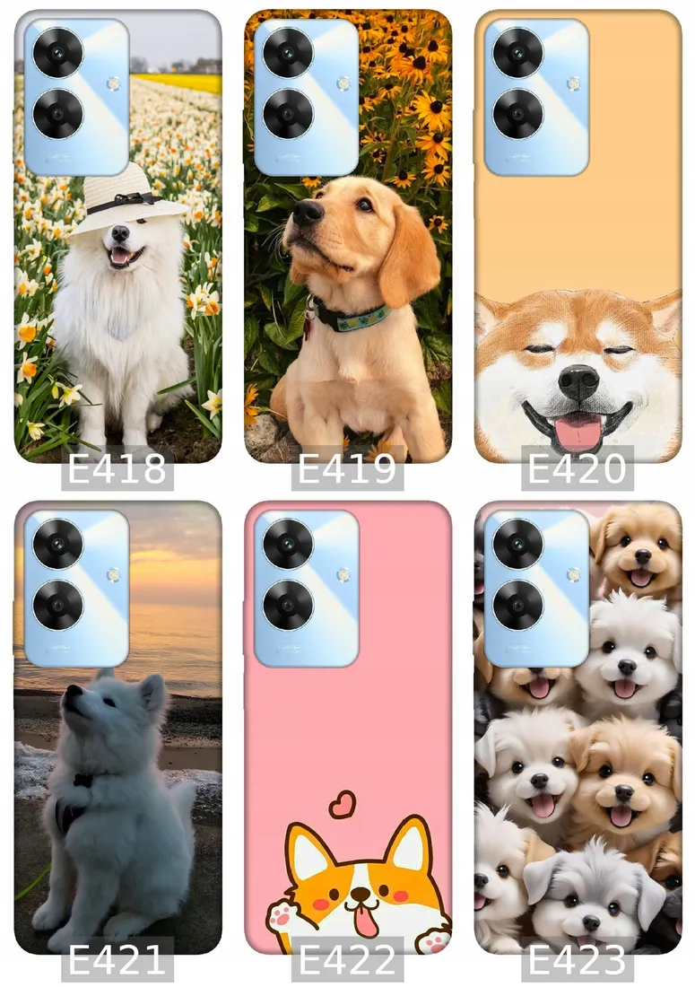 etui-na-realme-note-60-wzory-psy