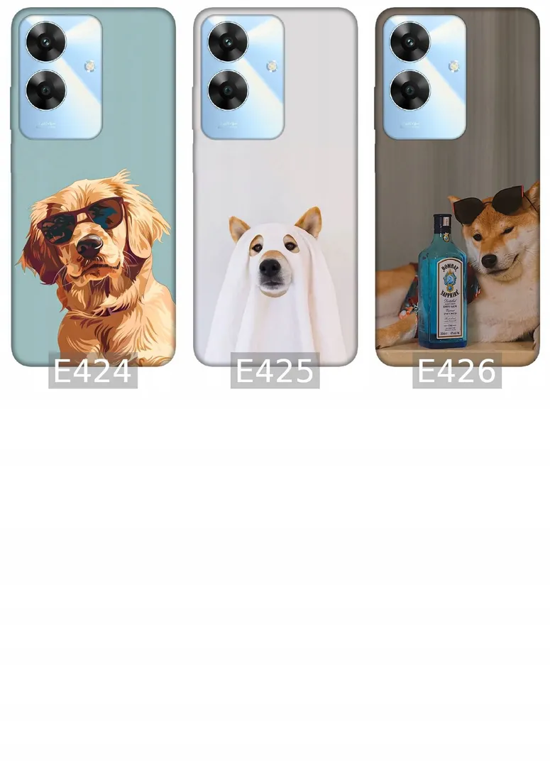 etui-na-realme-note-60-wzory-psy