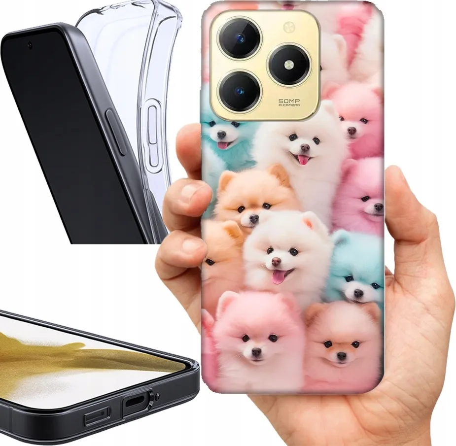 etui-na-realme-c61-wzory-psy