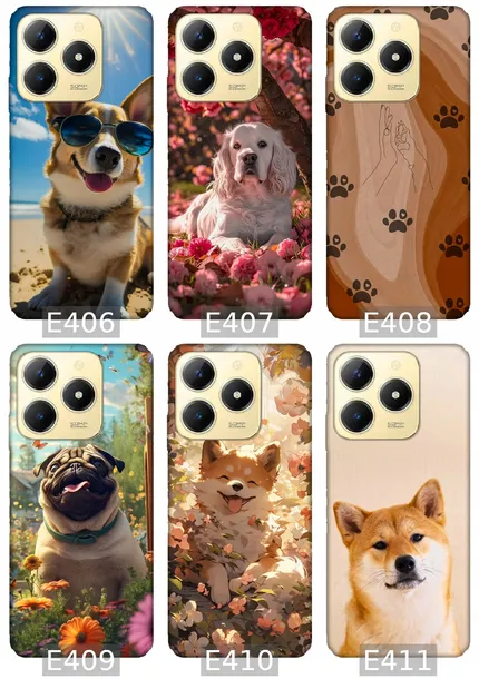 etui-na-realme-c61-wzory-psy-typ-plecki