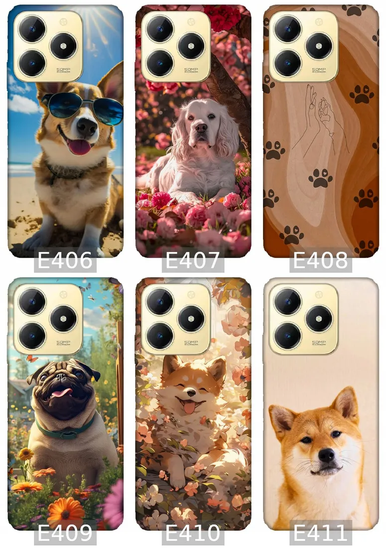 etui-na-realme-c61-wzory-psy
