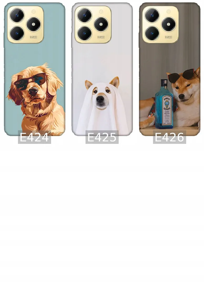 etui-na-realme-c61-wzory-psy