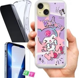 etui-na-apple-iphone-15-plus-wzory-kuromi-szklo