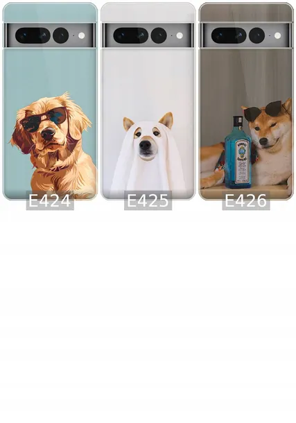 etui-na-google-pixel-7-pro-wzory-psy-stan-opakowania-oryginalne
