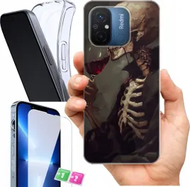 etui-na-xiaomi-redmi-12c-wzory-death-smierc-szklo