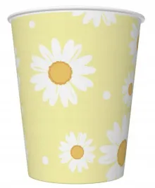 kubki-papierowe-zolte-stokrotki-250ml-6szt-godan