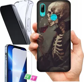 etui-na-honor-10-lite-wzory-death-smierc-szklo