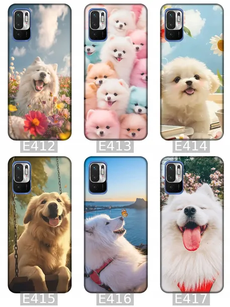 etui-na-xiaomi-redmi-note-10-wzory-psy-material-tworzywo-sztuczne