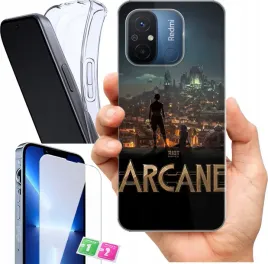 etui-na-xiaomi-redmi-12c-wzory-arcane-szklo