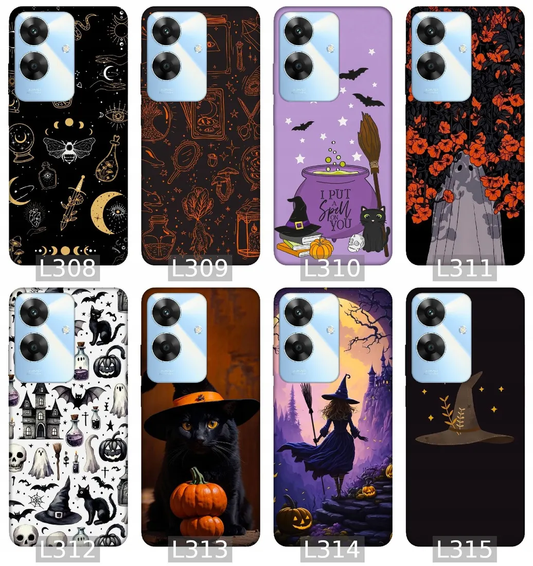 etui-na-realme-note-60-wzory-hallowen