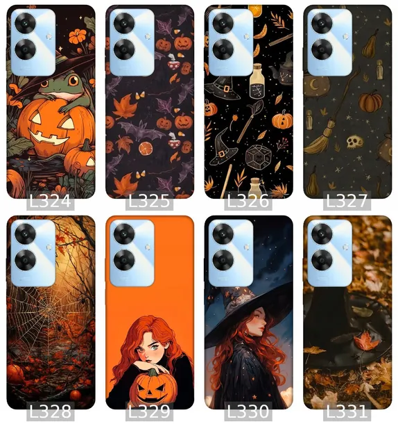 etui-na-realme-note-60-wzory-hallowen-funkcje-pochlanianie-wstrzasow