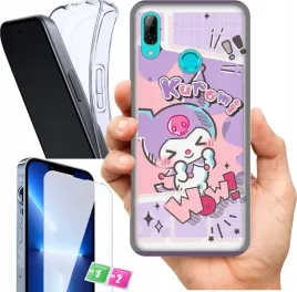 etui-na-huawei-p-smart-2019-wzory-kuromi-szklo
