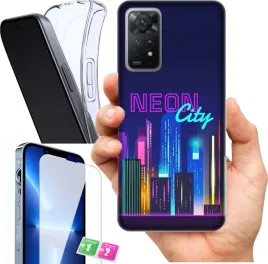 etui-na-xiaomi-redmi-note-11-pro-5g-wzory-neon-szklo