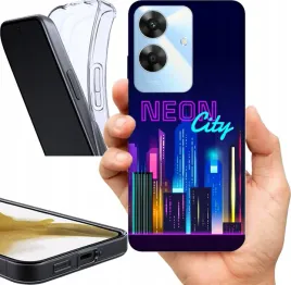 etui-na-realme-note-60-wzory-neon