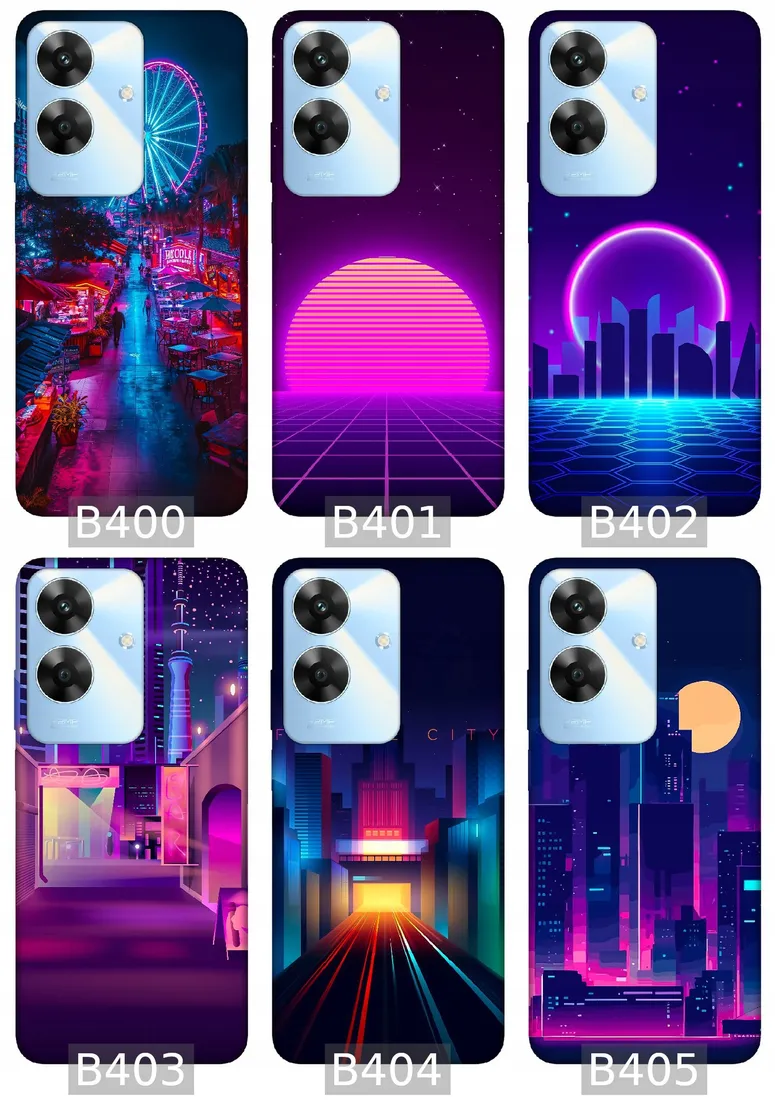etui-na-realme-note-60-wzory-neon