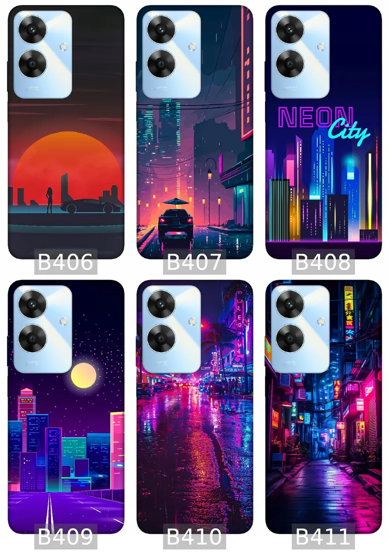 etui-na-realme-note-60-wzory-neon