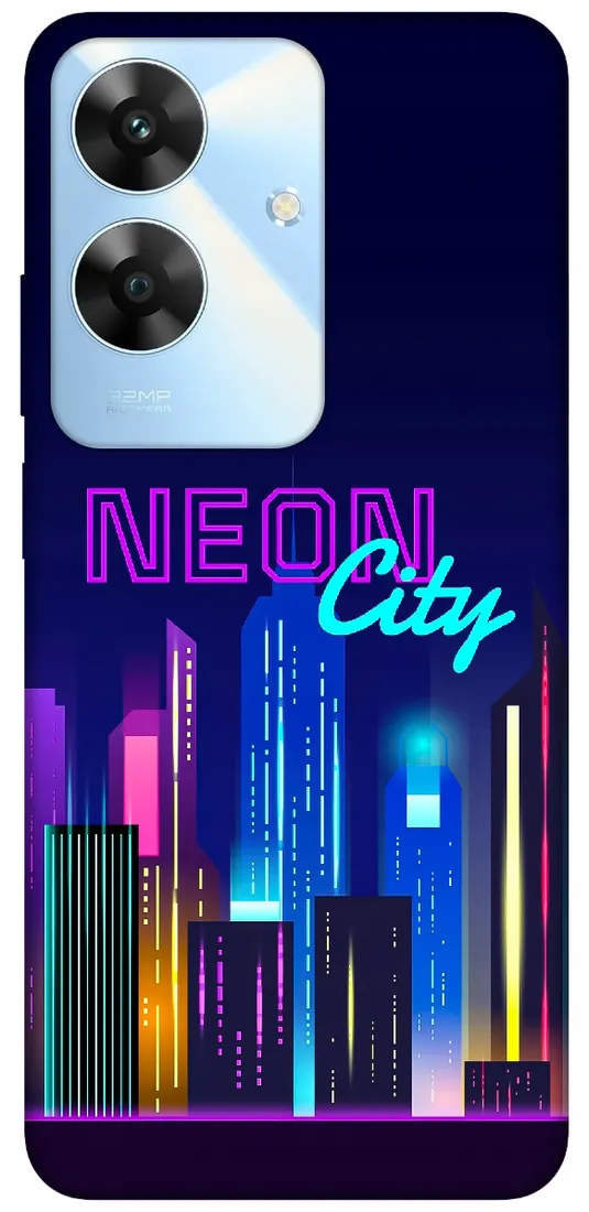etui-na-realme-note-60-wzory-neon