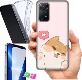 etui-na-xiaomi-redmi-note-11-pro-5g-wzory-urocze-misie-szklo