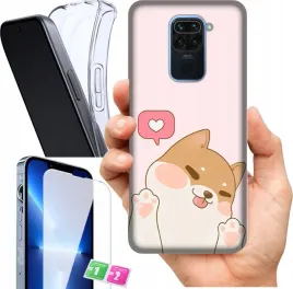etui-na-xiaomi-redmi-note-9-wzory-urocze-misie-szklo