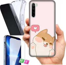 etui-na-xiaomi-redmi-note-8t-wzory-urocze-misie-szklo