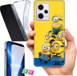 etui-na-xiaomi-redmi-note-12-pro-4g-wzory-minionki-szklo