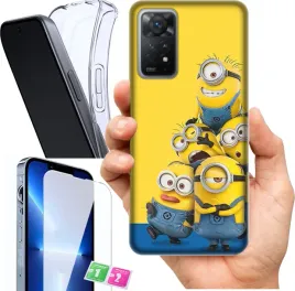 etui-na-xiaomi-redmi-note-11-pro-5g-wzory-minionki-szklo