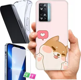 etui-na-oppo-a57s-wzory-urocze-misie-szklo