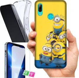 etui-na-honor-10-lite-wzory-minionki-szklo