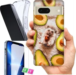 etui-na-google-pixel-7-wzory-owoce-szklo