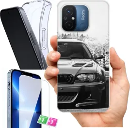 etui-na-xiaomi-redmi-12c-wzory-auta-szklo