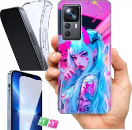 etui-na-xiaomi-12t-wzory-neon-girl-anime-szklo