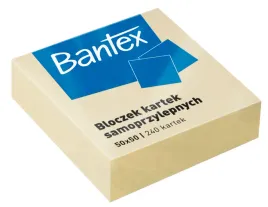 bloczek-karteczek-samoprzylepnych-50x50-240-zolty-bantex-hit