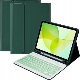 etui-z-klawiatura-do-ipad-air-11-ciemnozielone