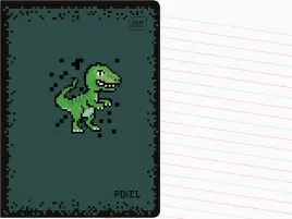 interdruk-zeszyt-a5-linia-dwukolorowa-16-kartek-w-linie-pixel-dinozaur
