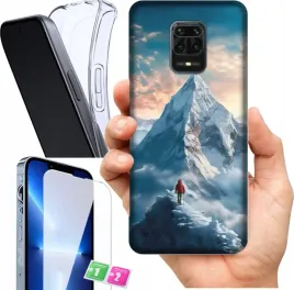 etui-na-xiaomi-redmi-note-9-pro-wzory-gory-szklo