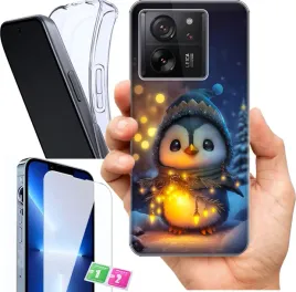 etui-na-xiaomi-13t-wzory-zimowe-zwierzeta-szklo